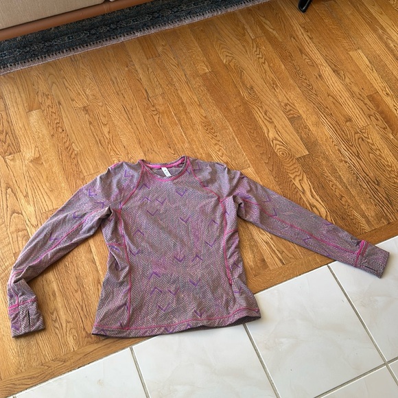 lululemon athletica Tops - Lululemon top size 12 multi colour